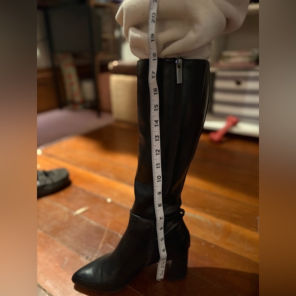 Anne Klein Black Heeled Boots - Picture 13 of 13